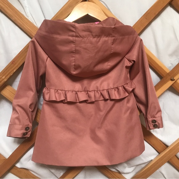 3T Girls Light Pink Button-Up Jacket - Picture 2 of 5